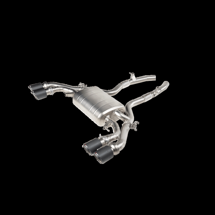 Akrapovic 19-20 BMW X3 M/X4 M (F97/F98) Slip-On Avgassystem (Titanium) (Kräver utblås) i gruppen Välj bilmodell hos DDESIGN Scandinavia AB (akrS-BM-T-10H)