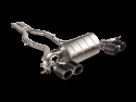 Akrapovic 2021+ BMW M3 (G80)/M4 (G82) Slip-On Avgassystem (Titanium) (Kräver utblås)