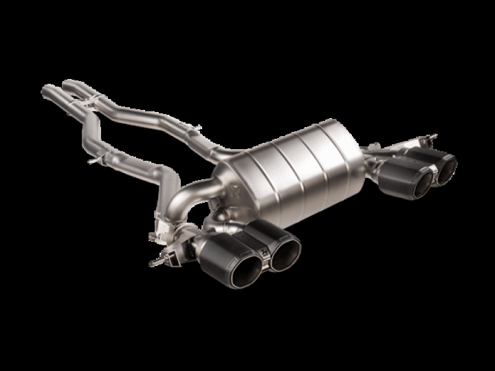 Akrapovic 2021+ BMW M3 (G80)/M4 (G82) Slip-On Avgassystem (Titanium) (Kräver utblås) i gruppen Välj bilmodell hos DDESIGN Scandinavia AB (akrS-BM-T-21H)
