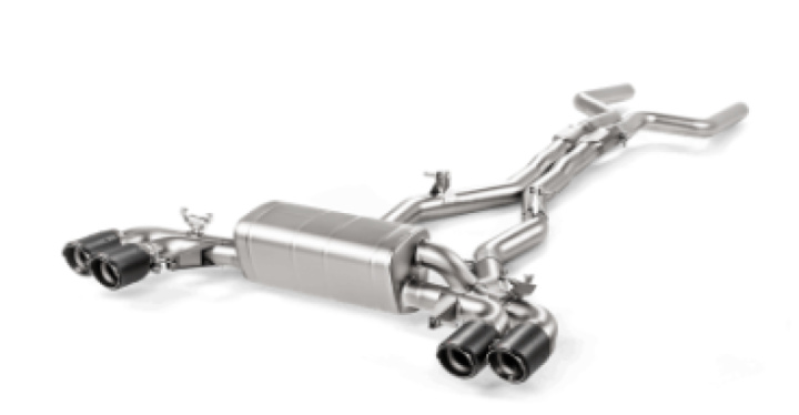 Akrapovic 18+ BMW M5 (F90) Evolution Line Cat Back Avgassystem (Titanium) (Kräver utblås) i gruppen Välj bilmodell hos DDESIGN Scandinavia AB (akrS-BM-T-2H)