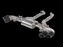 Akrapovic 2024+ BMW X5M / X6M (Face Lift) Slip-On Avgassystem (Titanium) Med Kolfiber Tips
