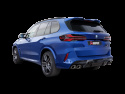 Akrapovic 2024+ BMW X5M / X6M (Face Lift) Slip-On Avgassystem (Titanium) Med Kolfiber Tips