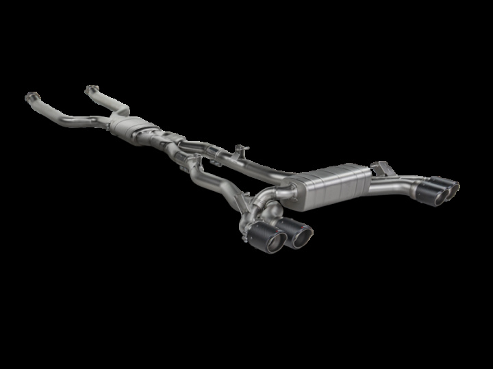 Akrapovic 2024+ BMW M5 (G90,G99) Evolution Catback Avgassystem - Titanium (Kräver Utblås) i gruppen Välj bilmodell hos DDESIGN Scandinavia AB (akrS-BM-T-38)