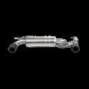 Akrapovic 2018 BMW M240i (F22/F23) Slip-On Avgassystem Race Line (Titanium) Med Titaniumutblås