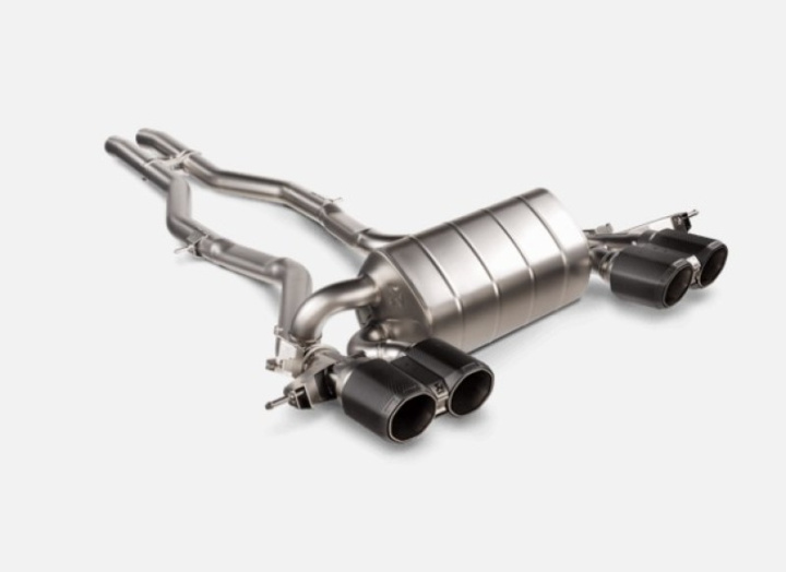 Akrapovic 2021+ BMW M3 (G80)/M4 (G82) Slip-On Avgassystem (Titanium) (Kräver utblås) i gruppen Välj bilmodell hos DDESIGN Scandinavia AB (akrS-BM-TI-33H)