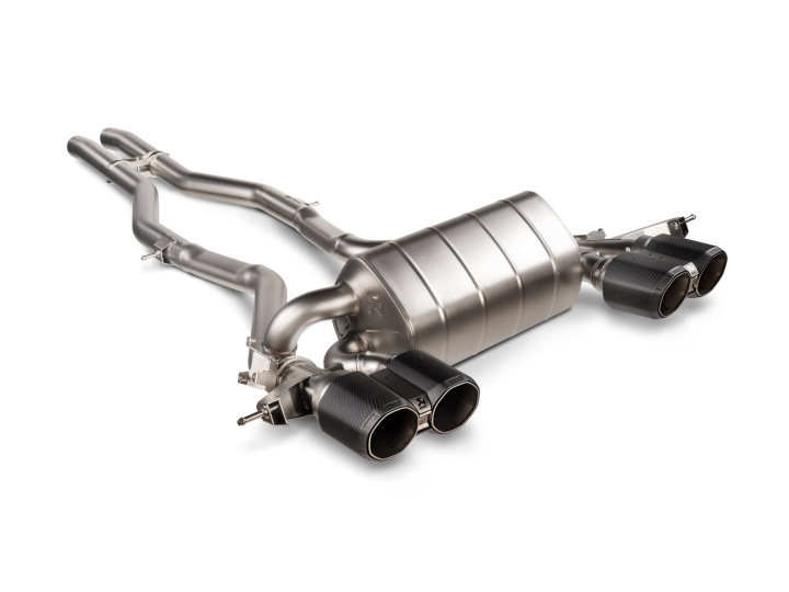 Akrapovic 2021+ BMW M3 (G80)/M4 (G82) Slip-On Avgassystem (Titanium) (Kräver utblås) i gruppen Välj bilmodell / BMW / M4 4-serie (G82) 2021+ hos DDESIGN Scandinavia AB (akrS-BM-TI-33H)