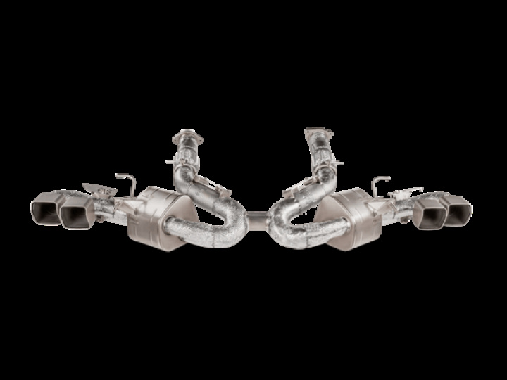 Akrapovic 2020+ Chevrolet Corvette C8 Slip-On Avgassystem (Titanium) i gruppen Välj bilmodell hos DDESIGN Scandinavia AB (akrS-CO-TI-3)
