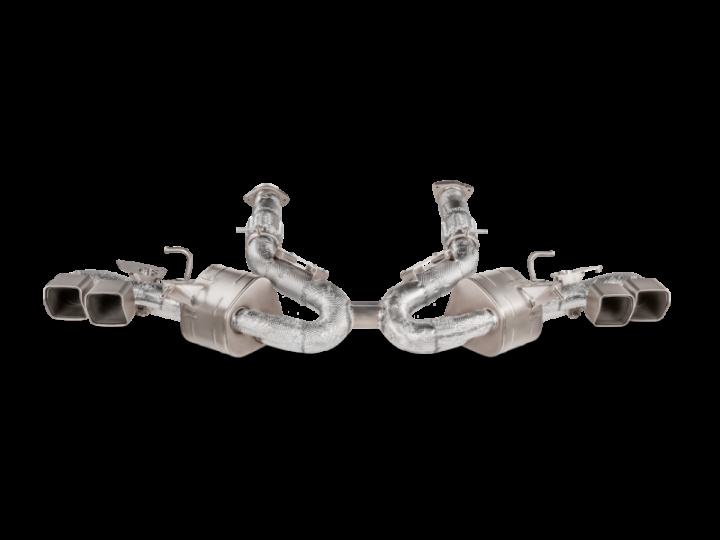 Akrapovic 2020 Chevrolet Corvette Stingray (C8) OPF/GPF Slip-On Avgassystem (Titanium) Med Titaniumutblås i gruppen Välj bilmodell hos DDESIGN Scandinavia AB (akrS-CO-TI-4)