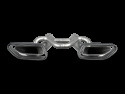 Akrapovic 14-17 McLaren 650S/650S Spyder Slip-On Avgassystem (Titanium) Med Kolfiberutblås