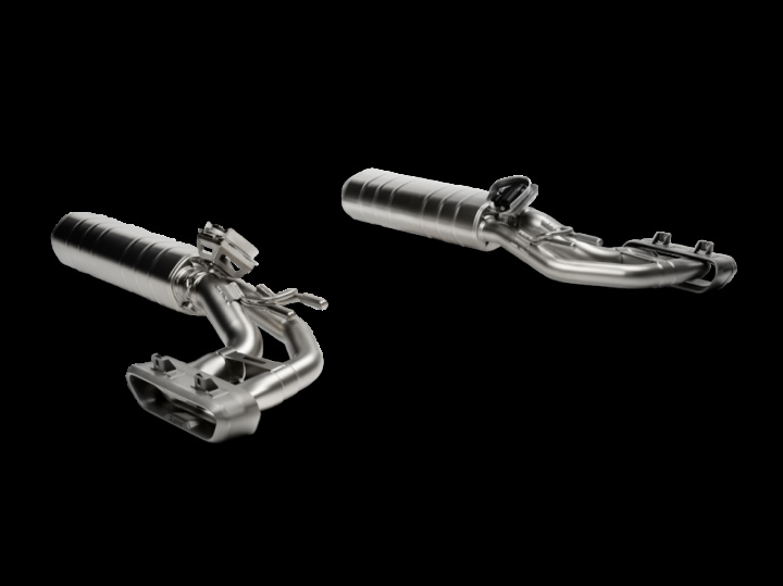 Akrapovic 2025 Mercedes-AMG G63 (W465) Evolution Line Cat Back Avgassystem (Titanium) (Kräver utblås) i gruppen Välj bilmodell hos DDESIGN Scandinavia AB (akrS-ME-T-13H)
