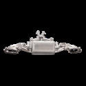 Akrapovic 2017+ Mercedes-AMG GT Roadster Evolution Line Cat Back Avgassystem (Titanium) Med Kolfiber Tips