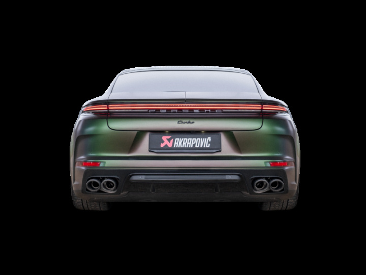 Akrapovic 2024+ Porsche Panamera Slip-On Avgassystem (Titanium) Med Kolfiberutblås: Kräver V6 or V8 fit kit i gruppen Välj bilmodell hos DDESIGN Scandinavia AB (akrS-PO-T-5H)
