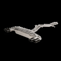 Akrapovic 2019+ Porsche Cayenne Turbo/Coupe V8 (536) Evolution Line Cat Back Avgassystem (Titanium - Tips Req)