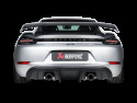 Akrapovic 2020+ Porsche Cayman GT4 (718) Slip-On Avgassystem Race Line (Titanium) (Kräver utblås / Option 2)