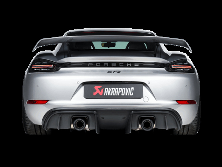 Akrapovic 2020+ Porsche Cayman GT4 (718) Slip-On Avgassystem Race Line (Titanium) (Kräver utblås / Option 2) i gruppen Välj bilmodell hos DDESIGN Scandinavia AB (akrS-PO-TI-18-1)