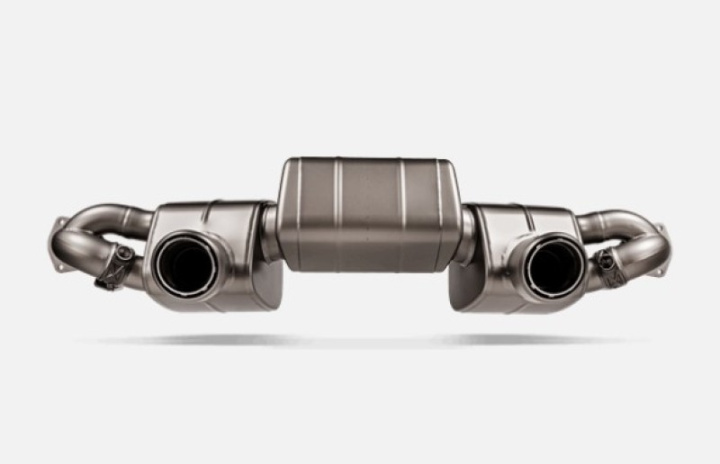 Akrapovic 2022+ Porsche 718 Cayman GT4 RS Slip-On Avgassystem Race Line (Titanium) i gruppen Välj bilmodell hos DDESIGN Scandinavia AB (akrS-PO-TI-24)
