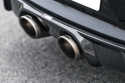 Akrapovic 16-17 Porsche 911 Carrera S/4/4S/GTS (991.2) Slip-On Avgassystem (Titanium) Med Titaniumutblås