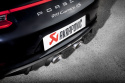 Akrapovic 16-17 Porsche 911 Carrera S/4/4S/GTS (991.2) Slip-On Avgassystem (Titanium) Med Titaniumutblås