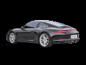 Akrapovic 16-17 Porsche 911 Carrera S/4/4S/GTS (991.2) Slip-On Avgassystem (Titanium) Med Titaniumutblås