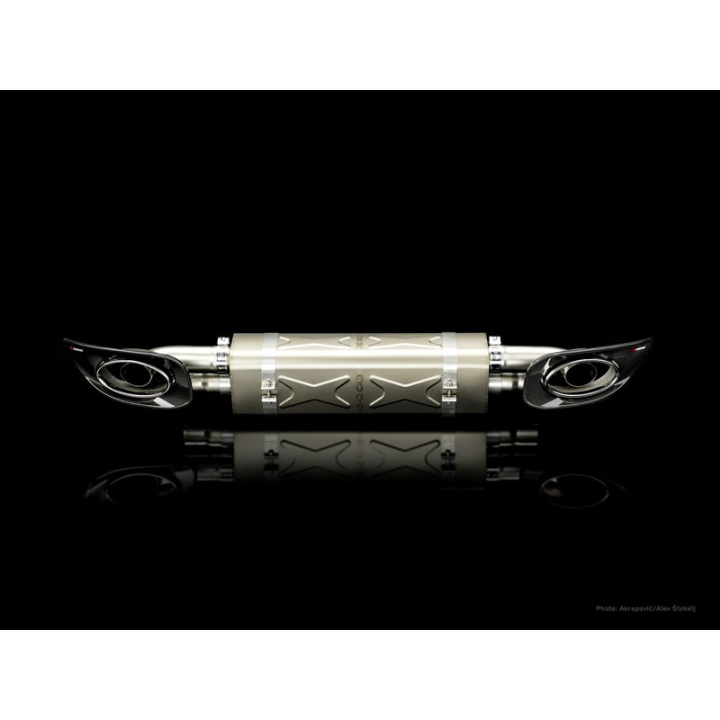 Akrapovic 10-13 Porsche 911 Turbo / Turbo S (997 FL) Slip-On Avgassystem (Titanium) Med Titaniumutblås i gruppen Välj bilmodell hos DDESIGN Scandinavia AB (akrS-PO997TFLH)