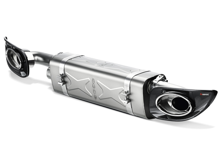 Akrapovic 10-13 Porsche 911 Turbo / Turbo S (997 FL) Slip-On Avgassystem (Titanium) Med Titaniumutblås i gruppen Välj bilmodell / Porsche / 997 04-12 / Tuning hos DDESIGN Scandinavia AB (akrS-PO997TFLH)