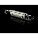 Akrapovic 10-13 Porsche 911 Turbo / Turbo S (997 FL) Slip-On Avgassystem (Titanium) Med Titaniumutblås