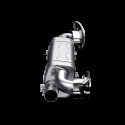 Akrapovic 10-13 Porsche 911 Turbo / Turbo S (997 FL) Slip-On Avgassystem (Titanium) Med Titaniumutblås