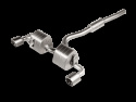 Akrapovic 2021+ Toyota GR Yaris Slip-On Avgassystem Race Line (Titanium)