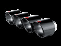 Akrapovic 06-13 Chevrolet Corvette ZO6/ZR1 (C6) Ändrörssats (Carbon 115 mm)