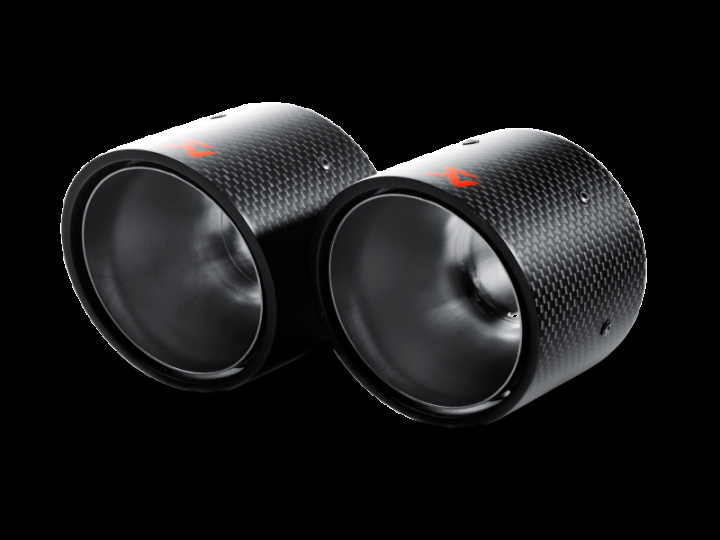 Akrapovic 07-14 MINI Cooper S (R56) / Cooper S Cabrio (R57) Ändrörssats (Kolfiber) i gruppen Välj bilmodell hos DDESIGN Scandinavia AB (akrTP-MINR56-57-CA)