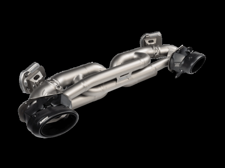 Akrapovic 20-21 Porsche 911 Turbo/Turbo S (992) Ändrörssats (Titanium) - Svart i gruppen Välj bilmodell hos DDESIGN Scandinavia AB (akrTP-T-S-33)