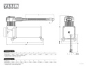 Viair 444C Dualpack Kompressorer Luftfjädring (Krom) 200 PSI CE-Märkta