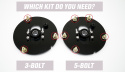 BMW 3 SERIE 2- 3- & 4-SERIEN Passar 2WD & 4WD (Med 3-bultat övre fäste) Främre Luftfjädring Air Lift Performance
