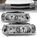 Chevrolet Silverado 1500 / 2500 / 3500 / Suburban / Tahoe 1999-2006 Crystal-strålkastare ANZO