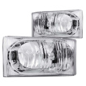 FORD F-250 Super Duty 1999-2004 Crystal Strålkastare Krom ANZO