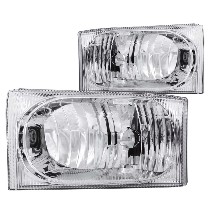 Ford Excursion / F 250 / 350 / 450 1999-2004 Crystal-strålkastare ANZO i gruppen Välj bilmodell hos DDESIGN Scandinavia AB (anz111023)