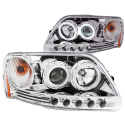 FORD F-150 1997-2003 Projector Strålkastare Med Halo Krom 1st ANZO
