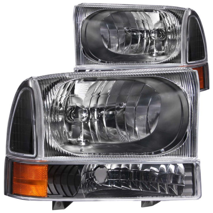 Ford Excursion / F 250 / 350 / 450 1999-2004 Crystal-strålkastare ANZO i gruppen Välj bilmodell / Ford / F-250 - F-350 00-07 / Styling hos DDESIGN Scandinavia AB (anz111080)