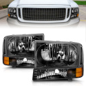 Ford Excursion / F 250 / 350 / 450 1999-2004 Crystal-strålkastare ANZO