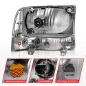 Ford Excursion / F 250 / 350 / 450 1999-2004 Crystal-strålkastare ANZO