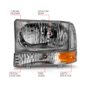 Ford Excursion / F 250 / 350 / 450 1999-2004 Crystal-strålkastare ANZO