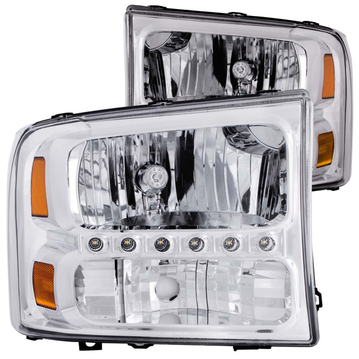 Ford Excursion / F 250 / 350 / 450 1999-2004 Crystal-strålkastare ANZO i gruppen Välj bilmodell hos DDESIGN Scandinavia AB (anz111088)
