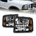 Ford Excursion / F 250 / 350 / 450 1999-2004 Crystal-strålkastare ANZO
