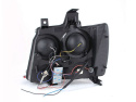 Chevrolet Avalanche 2007-2013 Projector Strålkastare Med Halo Krom ANZO
