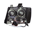Chevrolet Tahoe 2007-2014 Projector Strålkastare Med Halo Svart (SMD LED) ANZO