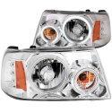 FORD Ranger 2001-2011 Crystal Strålkastare Med Halo Krom (SMD LED) 1st ANZO
