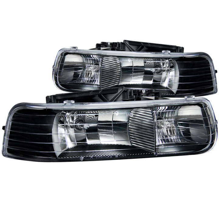 Chevrolet Silverado 1500 / 2500 / 3500 / Suburban / Tahoe 1999-2006 Crystal-strålkastare ANZO i gruppen Välj bilmodell hos DDESIGN Scandinavia AB (anz111155)