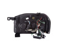 Nissan Frontier 2001-2004 Projector Strålkastare Med Halo Svart (SMD LED) ANZO