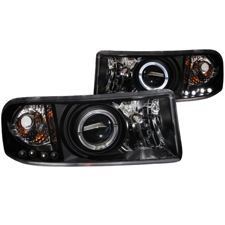 anz111196-2815 Dodge RAM 1994-2001 Projector Strålkastare Med Halo Svart ANZO