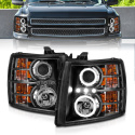 Chevrolet Silverado 1500 / 2500HD / 3500HD 2007-2014 Projektorstrålkastare ANZO